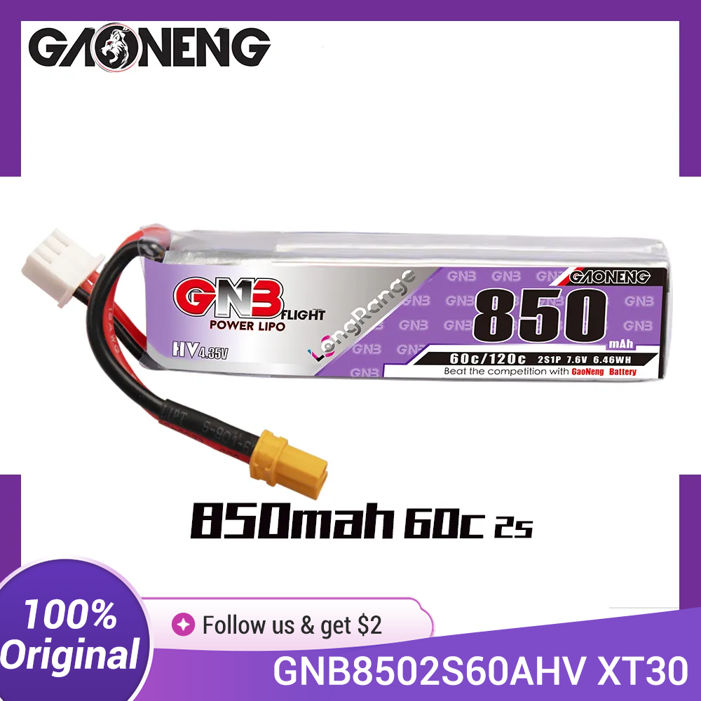 GAONENG GNB LiPo Batteria 850m - Drone Battery Li-Ion recensione e prezzo